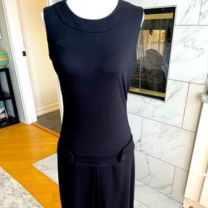 Black Calvin Klein low waist knit dress